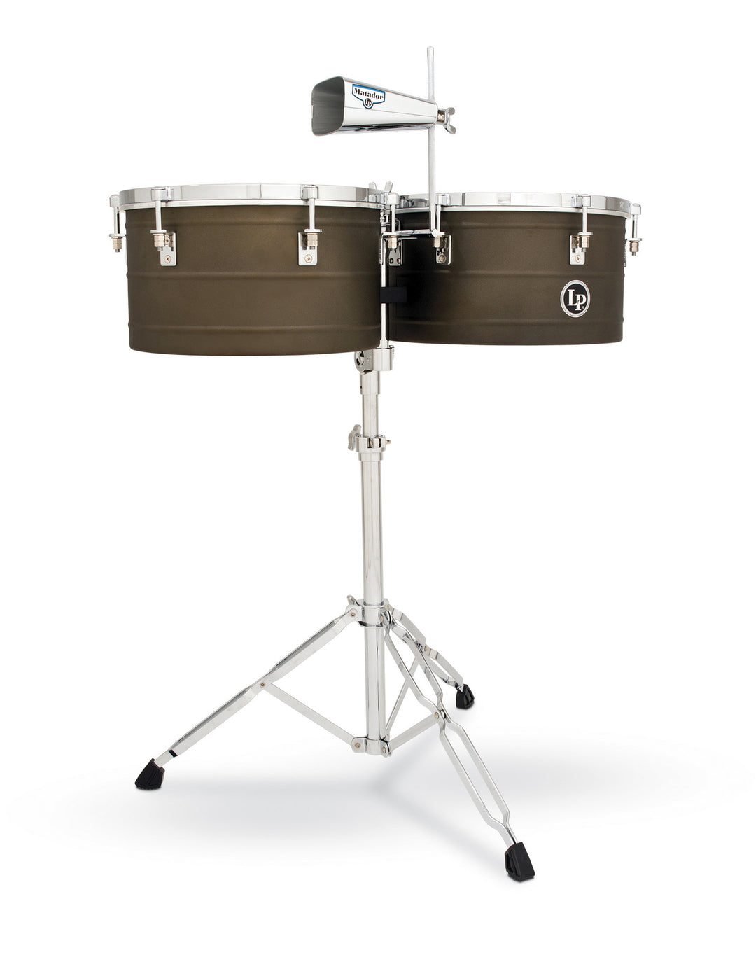Latin Percussion Timbales Matador - Acero con acabado Antique Coat (M258)