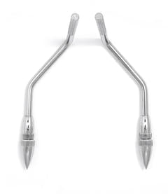 Gibraltar Accesorio para bombo Dunnett Gull Wing Spurs - GWS127 (espiga de ala de gaviota de 12,7 mm)
