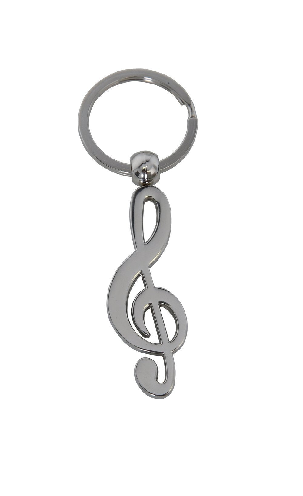 Llavero GEWA con forma de clave de sol, acero inoxidable