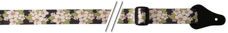 Correa de ukelele Fire & Stone de nailon, "White Hibiscus", 37 mm