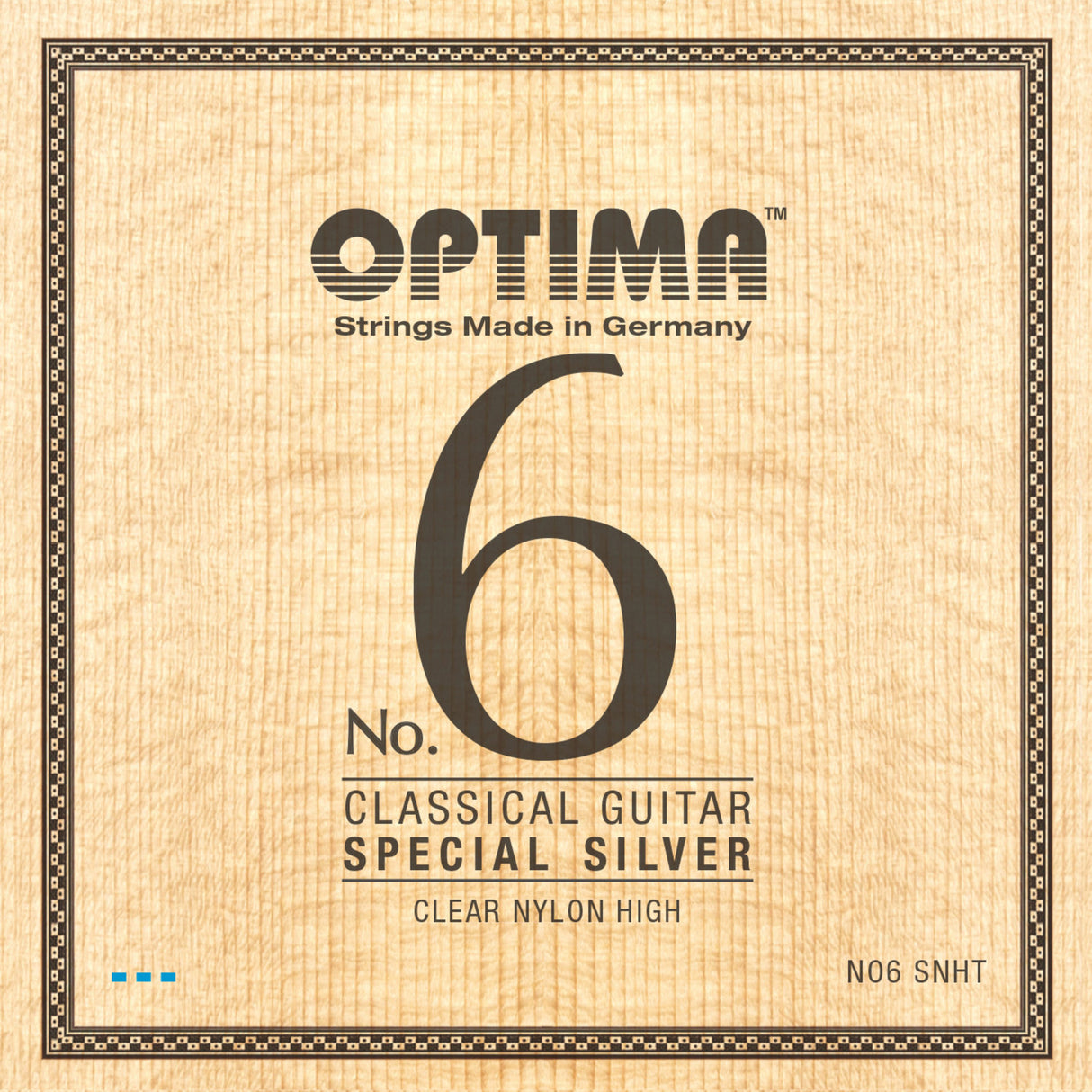 Optima Strings for classic guitar No. 6 Special Silver - Set Nylon high (NO6.SNHT)