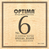 Optima Strings para guitarra clásica n.º 6 Special Silver - Set Carbon medium (NO6.SCMT)