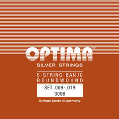 Optima 3006 juego de cuerdas para banjos de 5 cuerdas, lazada