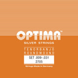 Optima 2702K cuerda D .012 para banjo de 4 cuerdas, bola