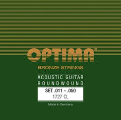 Cuerdas Optima para guitarra acústica de bronce - set Custom-light (1727CL)