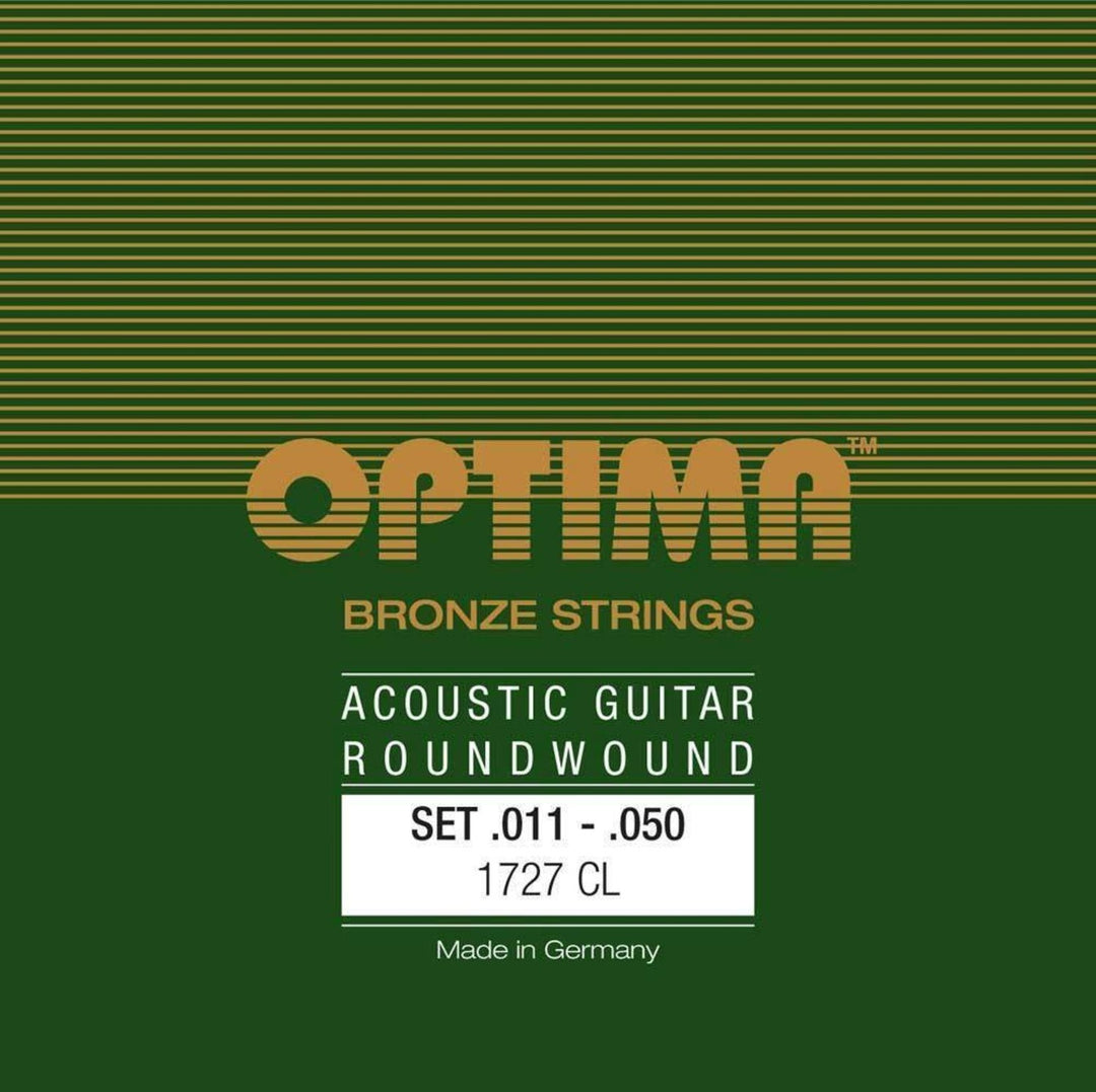 Cuerdas Optima para guitarra acústica de bronce - set Custom-light (1727CL)