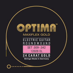 Cuerdas Optima para guitarras eléctricas Gold Strings. Maxiflex - Set (12028 EL)