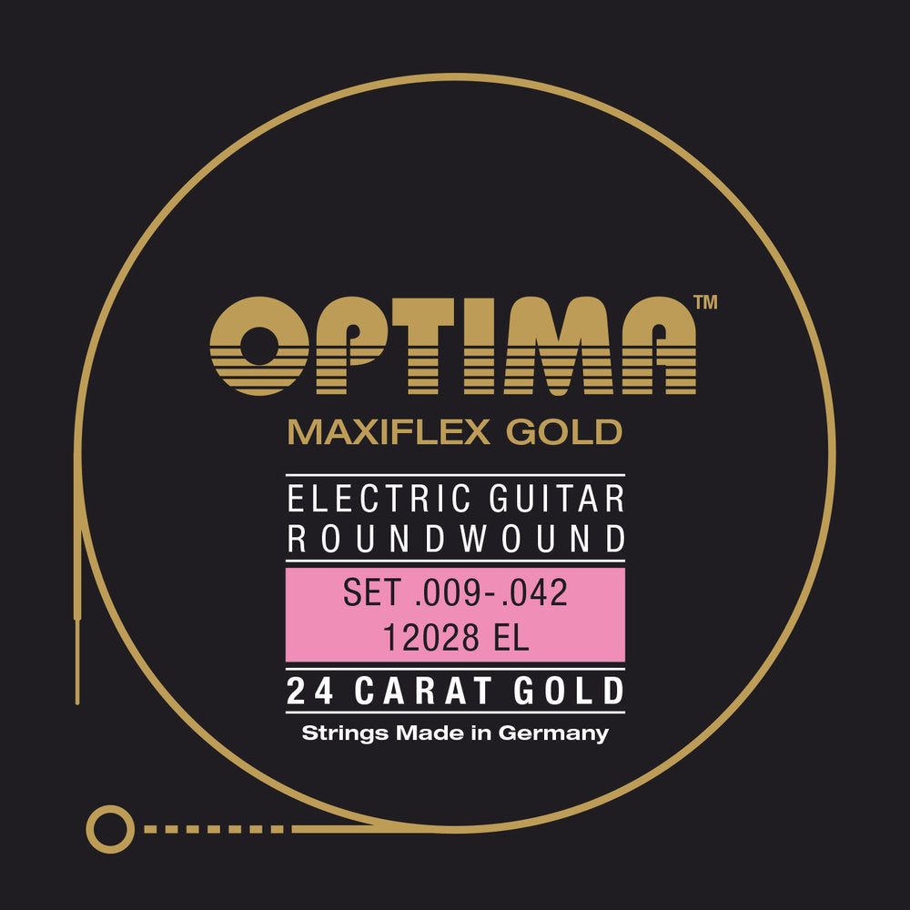 Cuerda de guitarra eléctrica Optima Gold Maxiflex D4 .025w, GEM025
