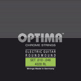 Optima Cuerdas para guitarras eléctricas Chrome strings round wound - Komplet 12-strunowy (4028.12RL)