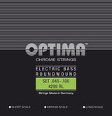 Optima E-Bass Strings Chrome Strings. Round Wound Short Scale - Set 4299S (4-str. short-scale)