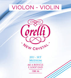 Corelli Cuerdas para Violines New Crystal - Medium (700M)