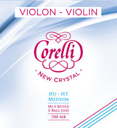 Cuerdas de violín Corelli New Crystal - Medium (700MB)