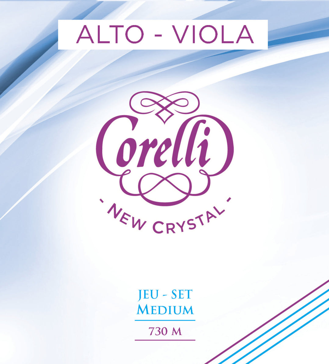 Cuerdas Corelli para viola New Crystal - Medium (730M)