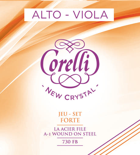Corelli Strings para viola New Crystal - Forte (730FB)