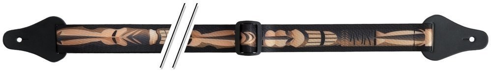 Correa de ukelele Fire & Stone de nailon, "Totem Two", 37 mm