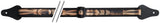 Correa de ukelele Fire & Stone de nailon, "Totem Two", 37 mm