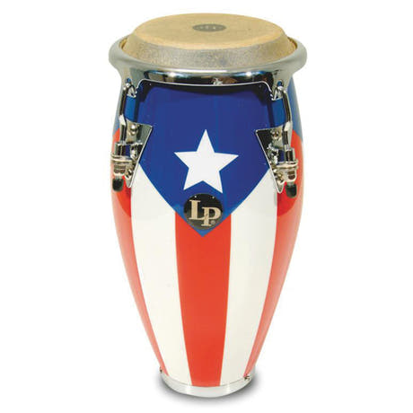 LP Mini Tunable conga, bandera de Puerto Rico, LPM198-PR