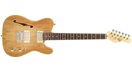 Michael Kelly 58 Thinline guitarra eléctrica semihueca, Spalted Maple