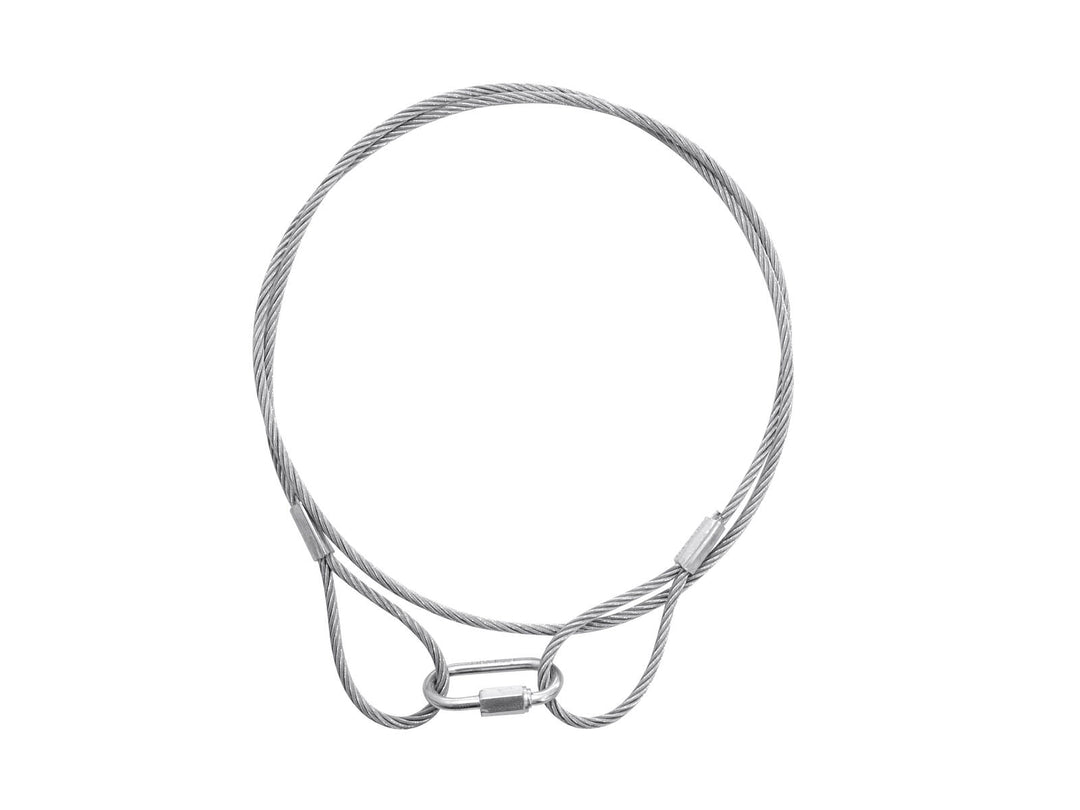 EUROLITE Cable de acero (SC) 900x3mm plateado
