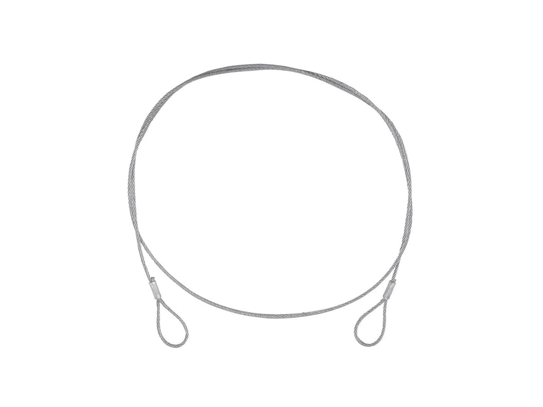 EUROLITE Cable de acero (SC) 900x3mm plateado