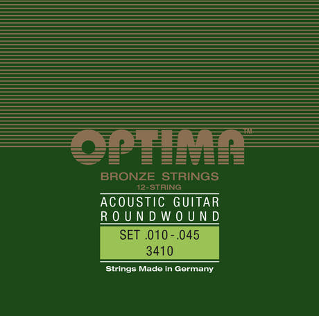 Optima 1727.12EL Bronze strings para guitarra western de 12 strings