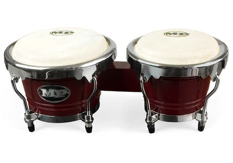 Mano MP1767-WRD Bongos, vinrød