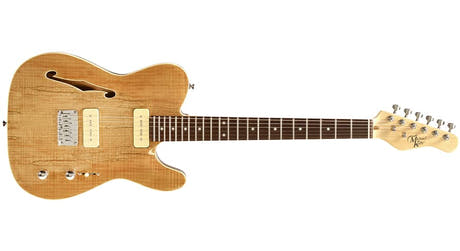Michael Kelly 59 Thinline guitarra eléctrica semihueca, Spalted Maple