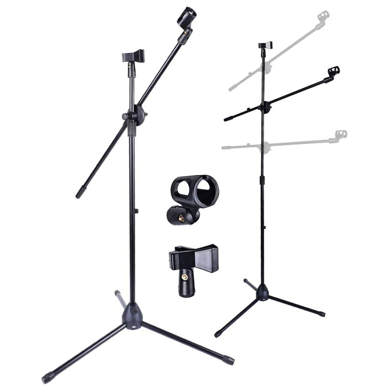 NN M2 soporte doble para micrófonos con jirafa para 2 micrófonos