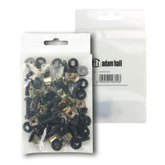 Adam Hall - Screws for 19" rack, 20 mm / 24 pcs.