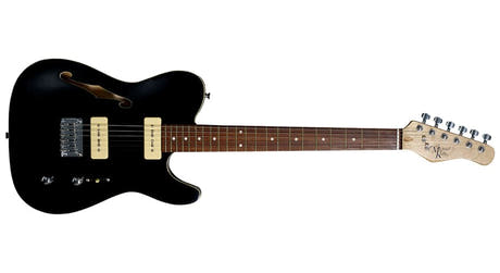 Michael Kelly 59 Thinline guitarra eléctrica semi-hollow, Gloss Black