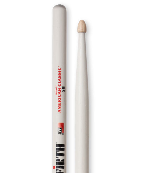 Vic Firth 5B Baquetas (Hvid)