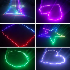 Light4Me Láser RGB Geometric 350mW