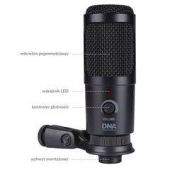 DNA Micrófonos USB con brazo articulado y filtro antipop