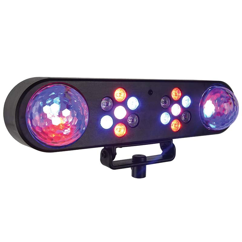 LIGHT4ME MAGIC BAR efecto de bola de discoteca LED PAR + stand + mando a distancia