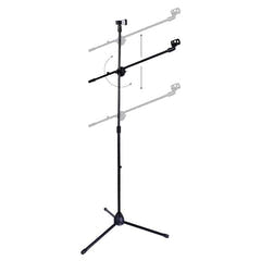 NN M2 soporte doble para micrófonos con jirafa para 2 micrófonos