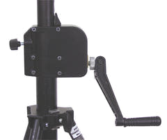 EUROLITE STW-370S soporte accionado por cabrestante 370cm acero