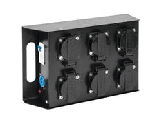EUROLITE SAB-61 Caja divisora de alimentación
