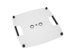 OMNITRONIC BPS-2 Soporte de altavoz/Placa base blanco