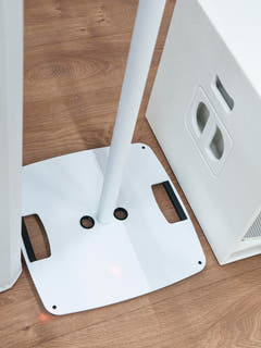 OMNITRONIC Soporte de altavoz BPS-2 blanco