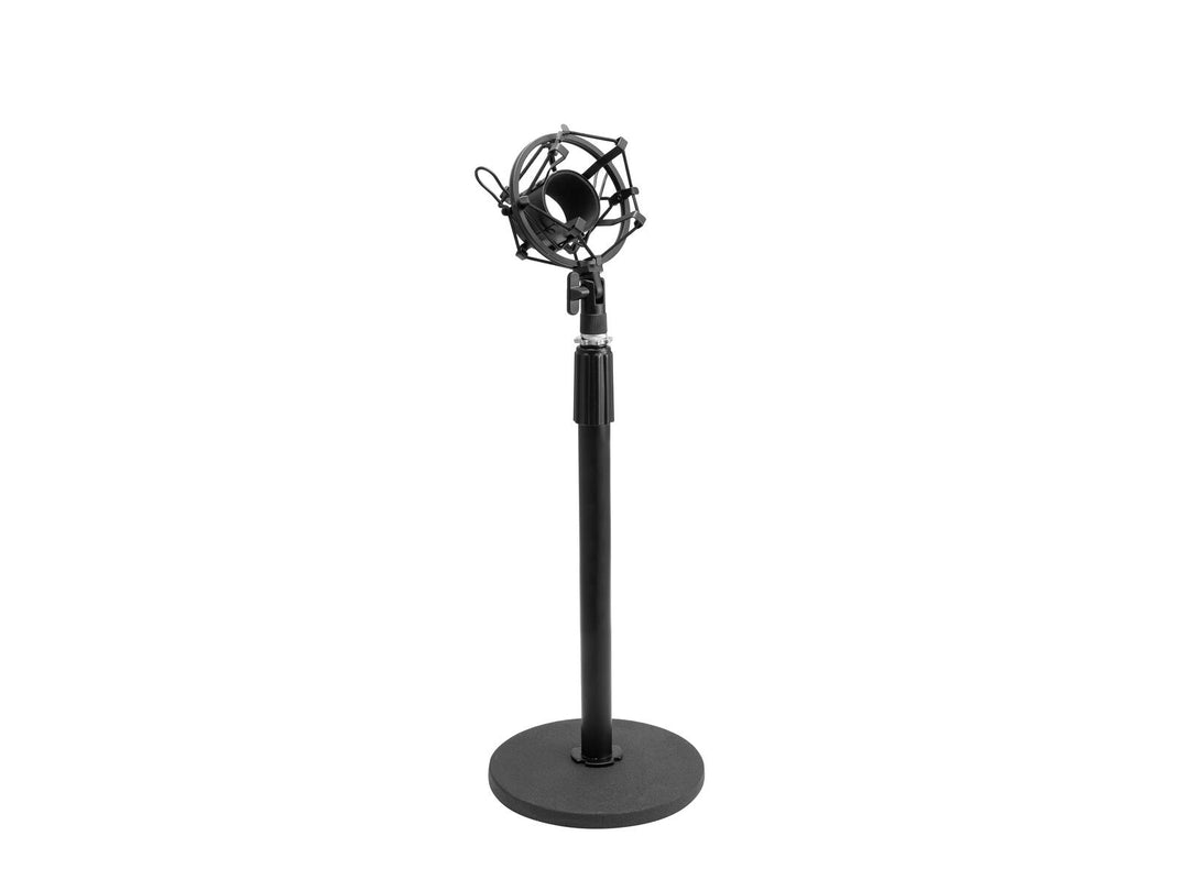OMNITRONIC MSP-1 Soporte de Micrófono con suspensión antivibración y filtro pop