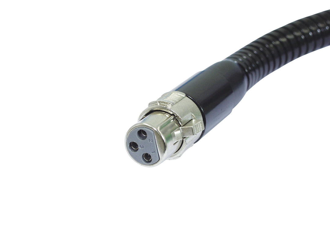 Cuello de cisne OMNITRONIC negro XLR/XLR, 47cm