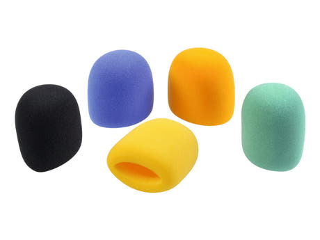 OMNITRONIC Microphone Windshield Set, 5 colors