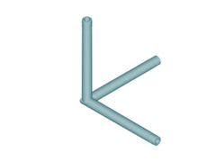 ALUTRUSS SINGLELOCK SPAL-S31 Esquina de 3 vías 90° bk
