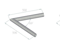ALUTRUSS SINGLELOCK SPAC-20 QUICK-LOCK esquina de 60°