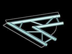ALUTRUSS BILOCK BQ2-PAC20H Esquina de 2 vías 60°