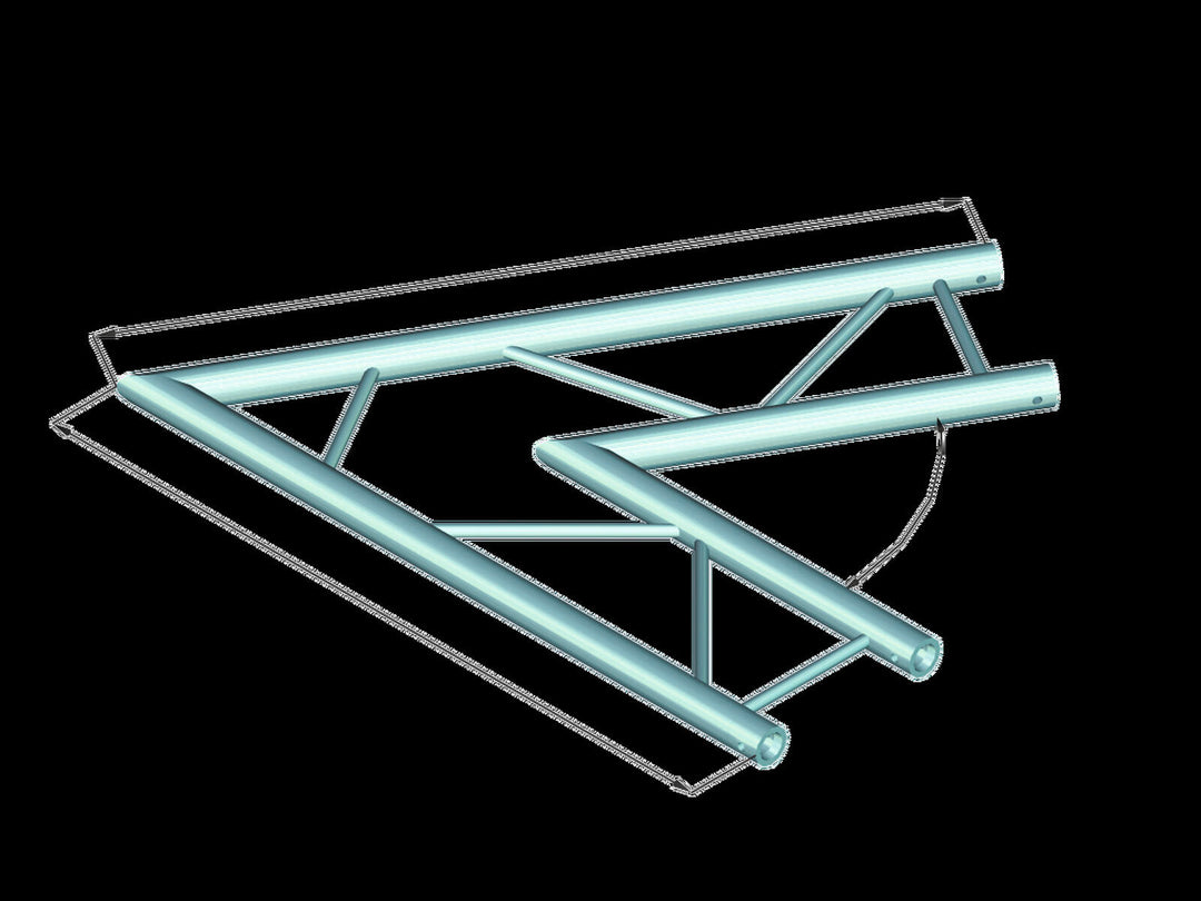 ALUTRUSS BILOCK BQ2-PAC20H Esquina de 2 vías 60°