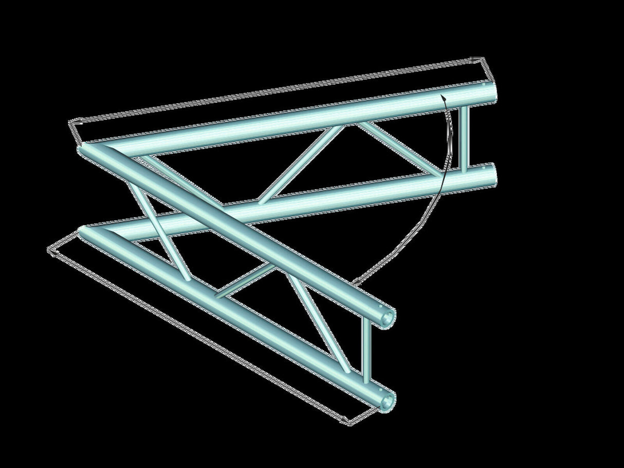 ALUTRUSS BILOCK BQ2-PAC20V 2-way Corner 60°