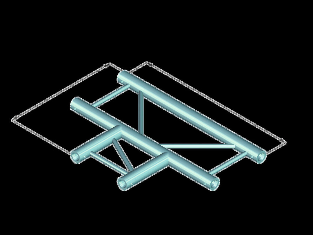ALUTRUSS BILOCK BQ2-PAT35H Pieza en T de 3 vías 90°