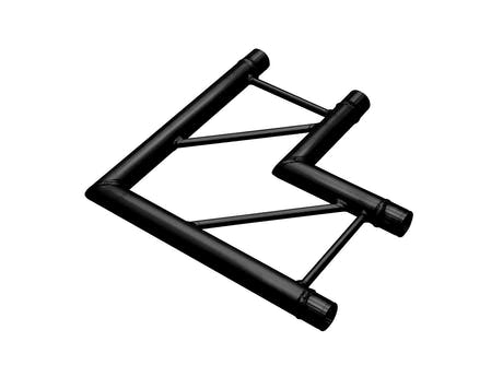 ALUTRUSS BILOCK BQ2-SPAC21H Esquina de 2 vías 90° bk