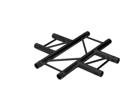 ALUTRUSS BILOCK BQ2-SPAC41H pieza de cruce de 4 vías bk